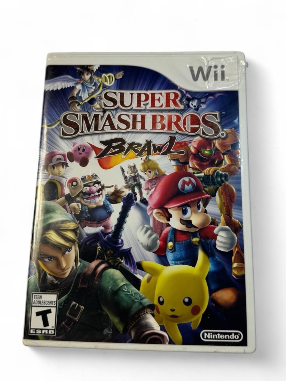 Super Smash Bros. Brawl Nintendo Wii Game with Manual & Case